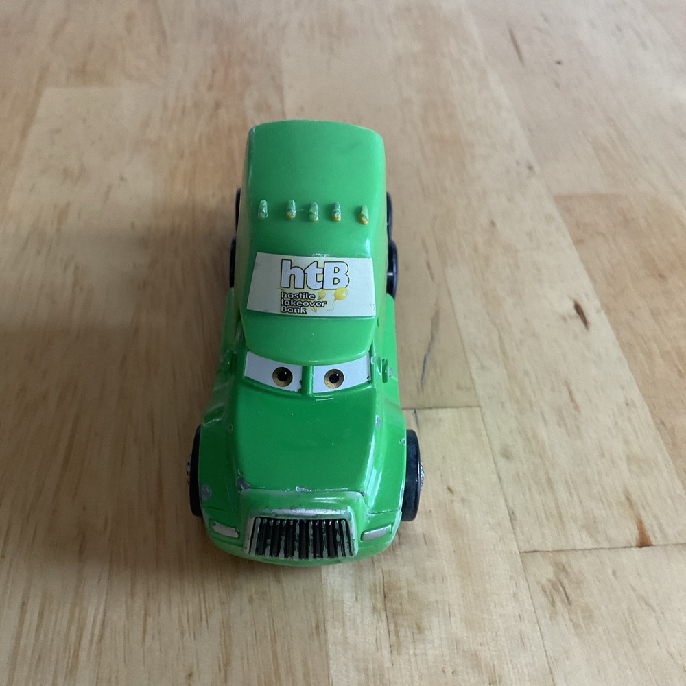 Disney Pixar‎ Cars. Chick Hicks Hostile Takeover Bank Semi Cab